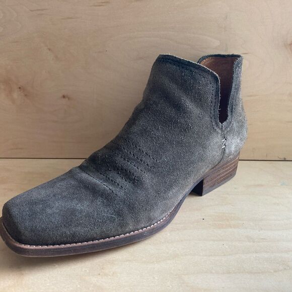 Zodiac Women's Boot Bootie Grey Suede Size  9.5  M  Western Toe - Picture 10 of 16